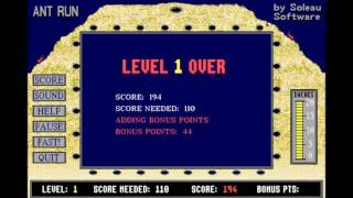 Ant Run for DOS