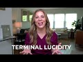 Explaining Terminal Lucidity The Rally