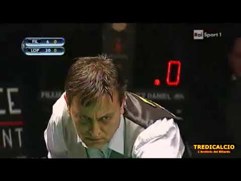 LOPEZ vs  N. FILLIA 35° GRAN PREMIO di  BILIARDO GORIZIANA  2010@TREDICALCIO