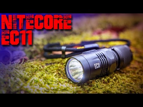 Nitecore EC11 Flashlight - Review Test - Outdoor EDC Camping Survival Bushcraft Germany