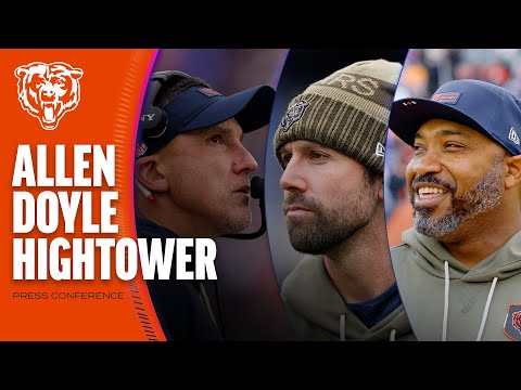 Declan Doyle, Dennis Allen, Richard Hightower look toward Vikings | Chicago Bears