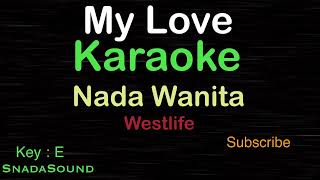Download lagu MY LOVE Westlife KARAOKE NADA WANITA SnadaSound... mp3