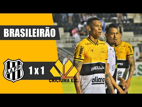 PONTE PRETA 1 X 1 CRICIÚMA | BRASILEIRÃO SÉRIE B 2022 | GOLS