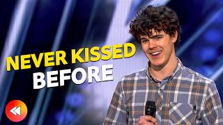 20-Year-Old Has NEVER BEEN KISSED – But Then He Sings Like THIS!