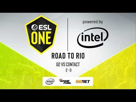 LIVE: G2 Esports vs. c0ntact gaming - ESL One: Road to Rio - Group B - EU