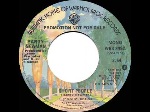 1978 Randy Newman - Short People (mono radio promo 45)