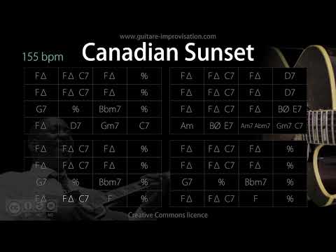 Canadian Sunset (Jazz/Bossa feel) - 155 bpm : Backing Track