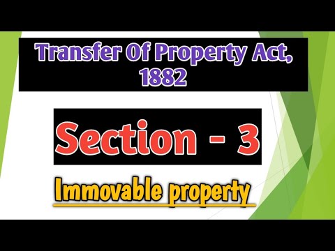 Section 3 of Transfer of Property act,1882 #section_3_of_transfer_of_property_act #princedwivedi