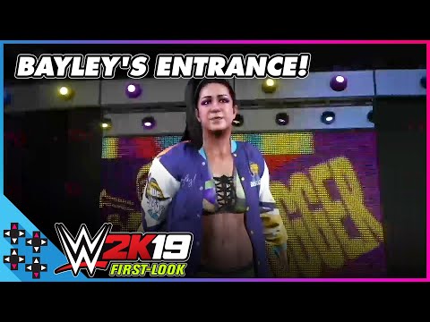 WWE 2K19: BAYLEY makes her way to the ring!