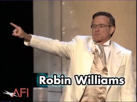 , title : 'Robin Williams Kicks Off the AFI Life Achievement Award For Al Pacino'