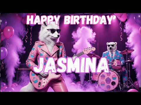 JASMINA Happy Birthday Song - Happy Birthday to Jasmina
