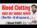 Blood Clotting | Blood Coagulation in Hindi