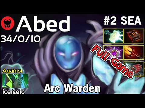 Abed [Fnatic] plays Arc Warden!!! Dota 2 Full Game 7.19