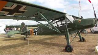 preview picture of video 'Fi 156, Me 108 et Pilatus P-2 en Statique Full HD Meeting aérien La ferté-Alais  LFTA 2011'