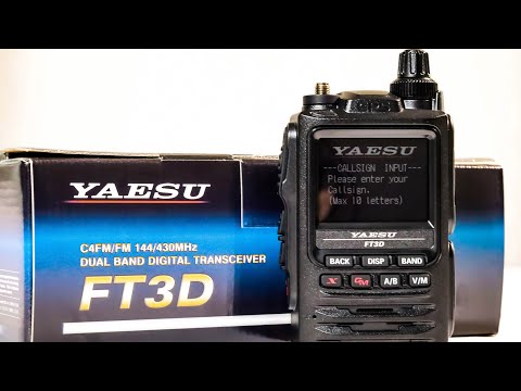 👍 YAESU FT3D Dual Band Transceiver: UNBOXING