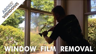 How to Remove Window Film | About Windows