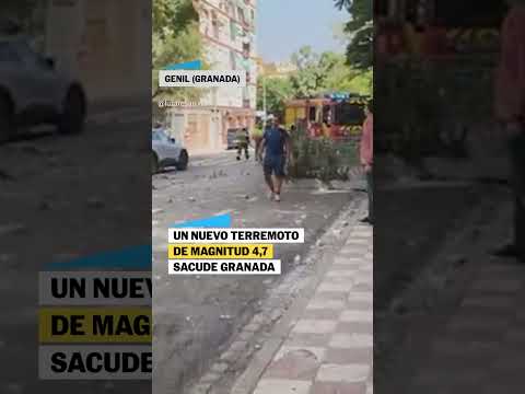 Nuevo terremoto de magnitud 4,7 en Granada #shorts