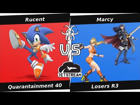 Quarantainment 40 Losers R3 - Rucent (Sonic) Vs. Marcy (ZSS, Lucina) Smash Ultimate - SSBU