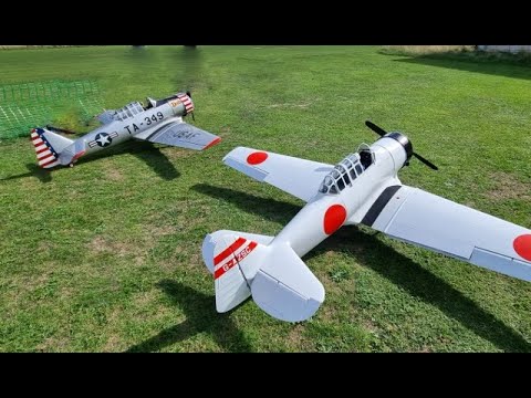 1/4 SCALE CARF HARVARD AT-6 "TEXAN" DUO DISPLAY - MOKI 250cc 5 CYL - NLMFC BALDOCK - 2022
