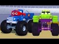 الشاحنة العملاقة والشاحنة الخارقة | رسوم متحركة للسيارات والشاحنات في مجال الإنشاءات ( للأطفال) mp3