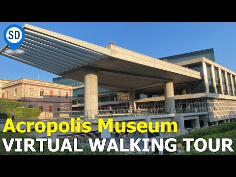 Excursão a pé virtual pelas ruínas do Museu da Acrópole de Atenas, Grécia