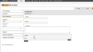Edit the positions and appearance of the form in Formpro