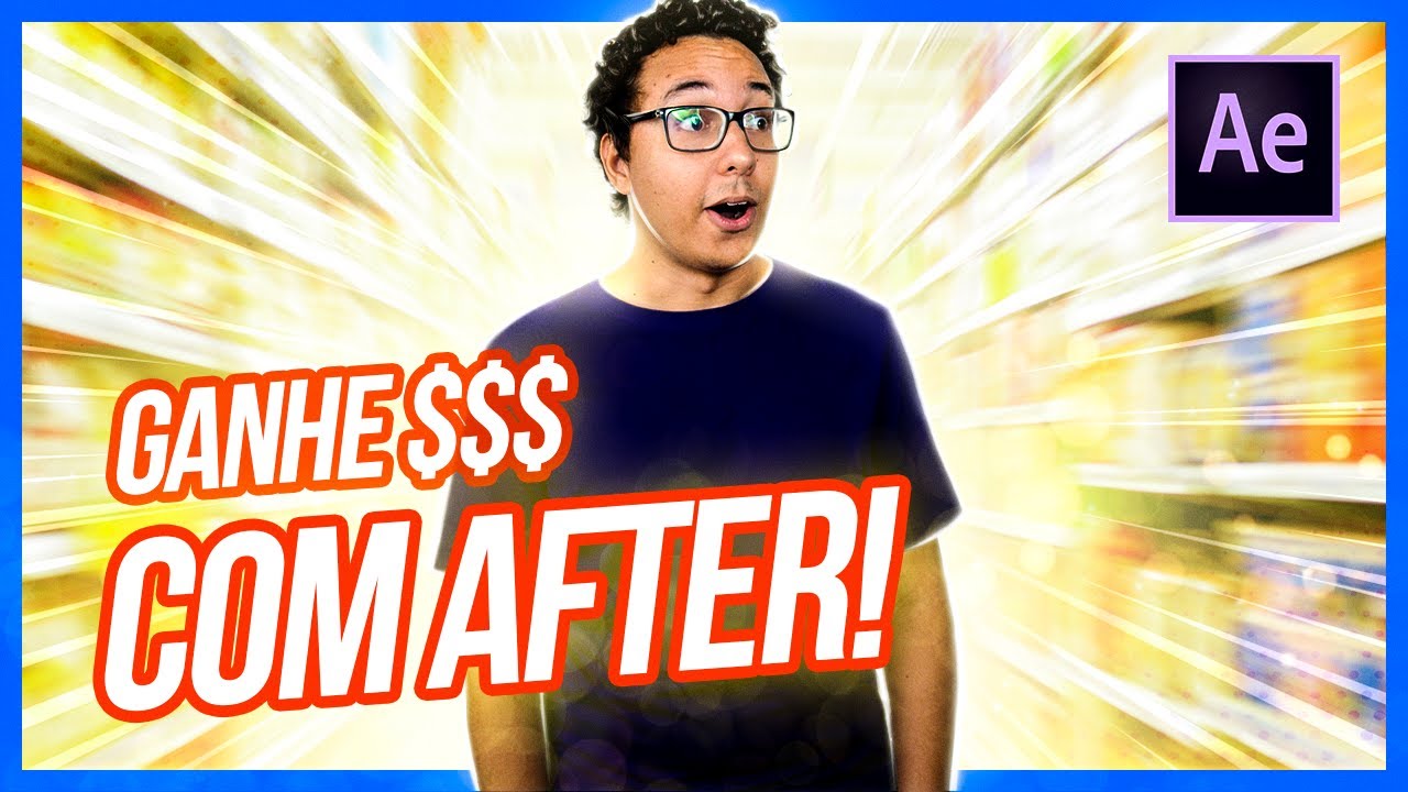 GANHE DINHEIRO com AFTER EFFECTS com esse PROJETO pra SUPERMERCADO!