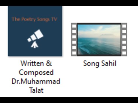 Song Sahil ( Beach) Written & Composed by Dr.M.Talat