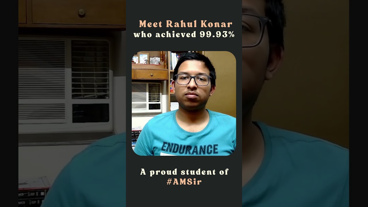 Rahul Konar - 99.93%ile