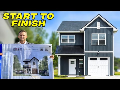 Building A House Start To Finish Timelapse