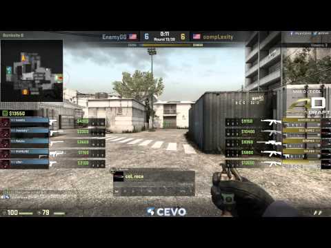 EnemyGG vs compLexity Game 2 (CEVO-P CS:GO Season 8) - Sabo & AwesomeSauce