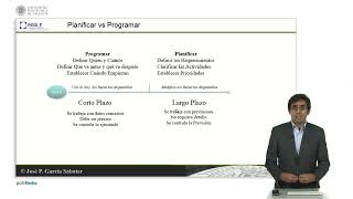 Planificar vs Programar