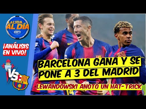 Barcelona es una máquina de hacer goles. Está a 3 del MADRID. Lewandowski HAT TRICK | La Liga Al Día