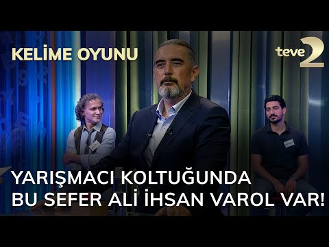 Kelime Oyunu: Yarışmacı koltuğunda bu sefer Ali İhsan Varol var!