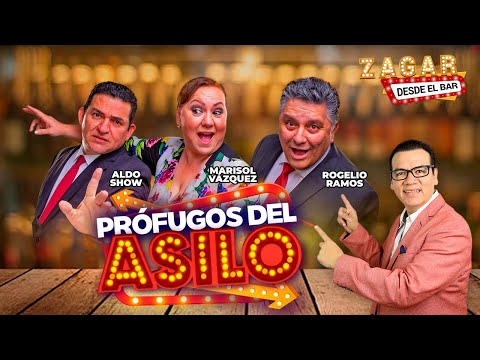 Zagar desde el Bar - Aldo Show, Marisol Vazquez y Rogelio Ramos "Los Prófugos del asilo"