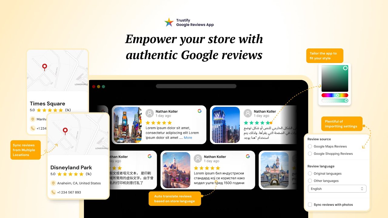 Google Reviews by Trustify Demo