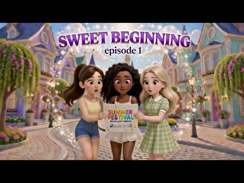 SWEET BEGINNING 🌷One summer. Three friends | Magical adventure story in English🧚🏼‍♀️💫