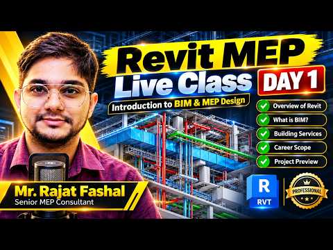 Learn Revit MEP from Scratch Day 1 Introduction to BIM MEP Design