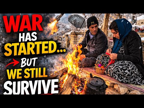 🔥 War Has Started… A Nomadic Couple Tries to Survive in the Frozen Mountains