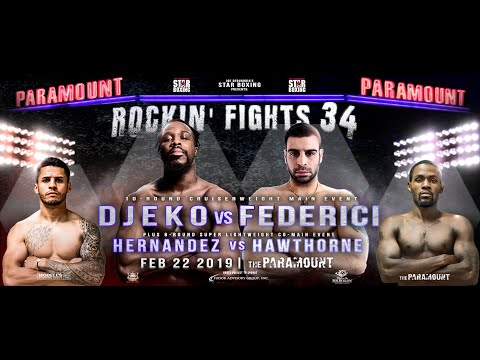 "Rockin' Fights" 34 Joel Djeko vs Simone Federici Promo