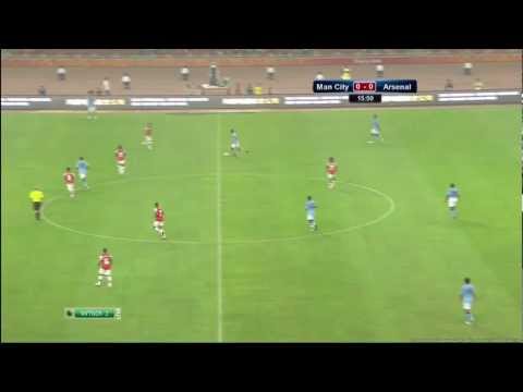 Man City vs Arsenal 2-0 All Goals & Full Highlights HD 27/07/2012 Chinese Cup