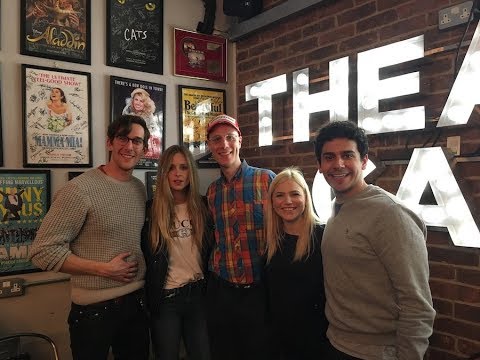 The cast of I Wish My Life Were Like a Musical at The Theatre Cafe