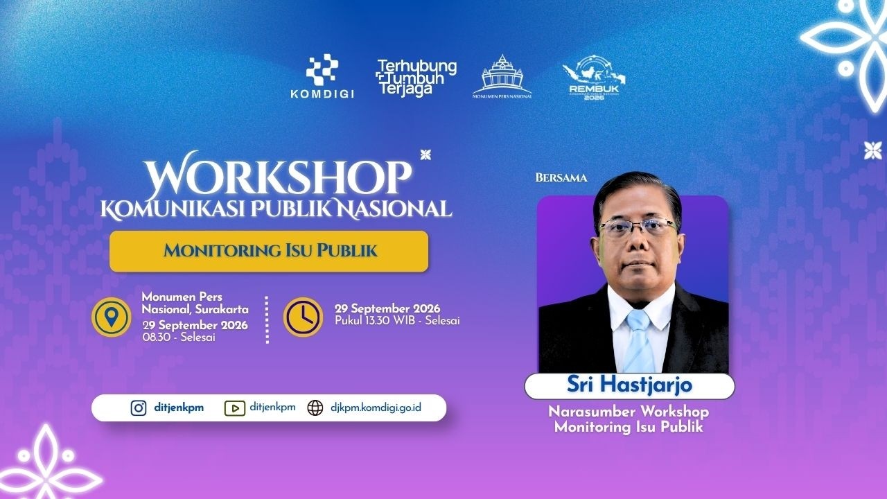 Workshop Monitoring Isu Publik, Surakarta 29 September 2026