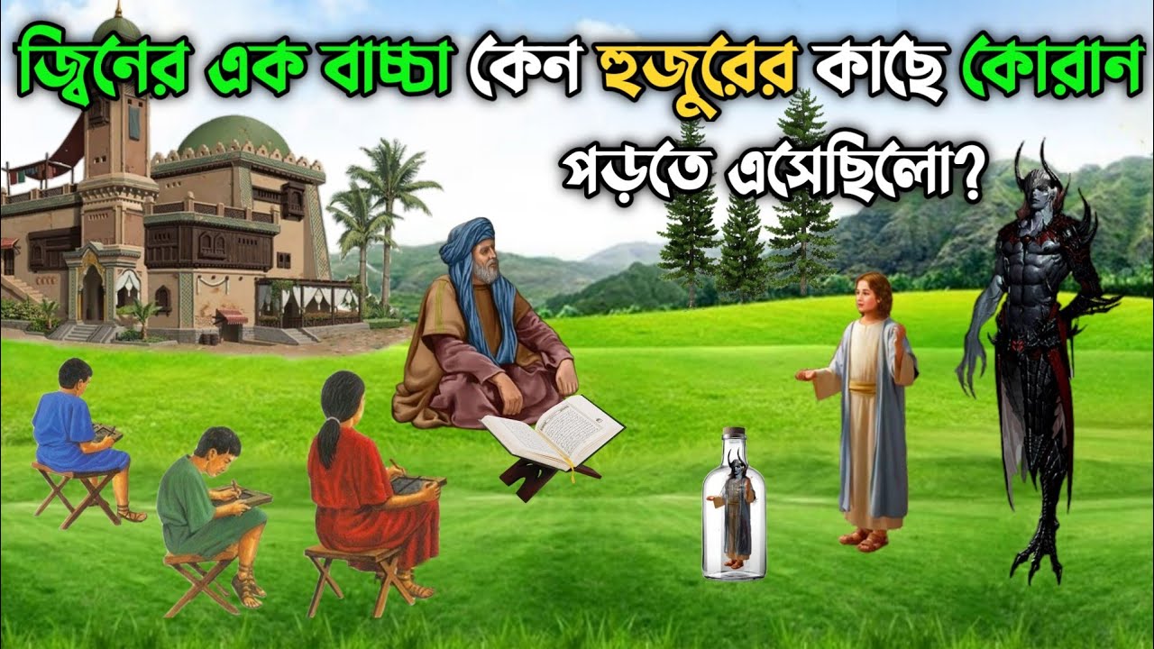 জ্বিনের বাচ্চা কেন একজন হুজুরের কাছে কোরান পড়তে এসেছিলো || হুজুর কেন তাকে বোতলে বন্দি করেছিলো