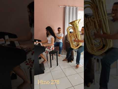 🎵Hino - 278 H5 "Éramos mortos nas obras más"🎶 Orgão TOKAI MD 7+ Flauta+ Tuba+ Ensaio |CCB 📯🎹