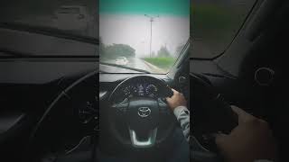 Rain+Song+Driving=😍❤️ #rainyday #fortuner #