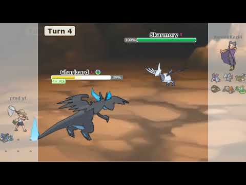 CHARIZARD MEGA X SWEEP (1 VS 6) ON POKEMON SHOWDOWN. #shorts