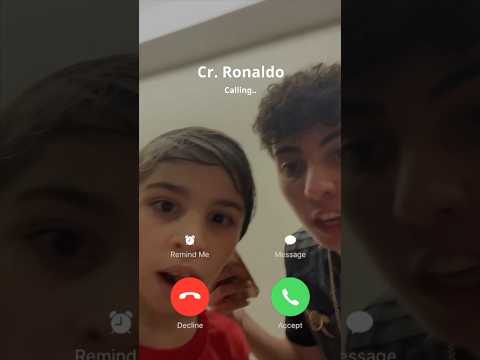 O CRISTIANO RONALDO LIGOU PRO MEU IRMÃO! 📞