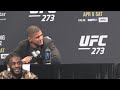 Khamzat Chimaev Gets Mad And Slams Table After Gilbert Burns Makes Fun Of The Way He Talks UFC273