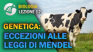 BIOLOGIA - Lezione 12 - Genetica: Eccezioni alle Leggi di Mendel